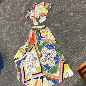 Banjul Colorful Patterned Maxi Dress